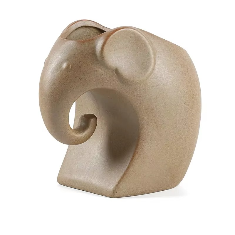 Happy Growers | Handcrafted Animal Ceramic Succulent Pots, Small Breathable Desktop Planters
