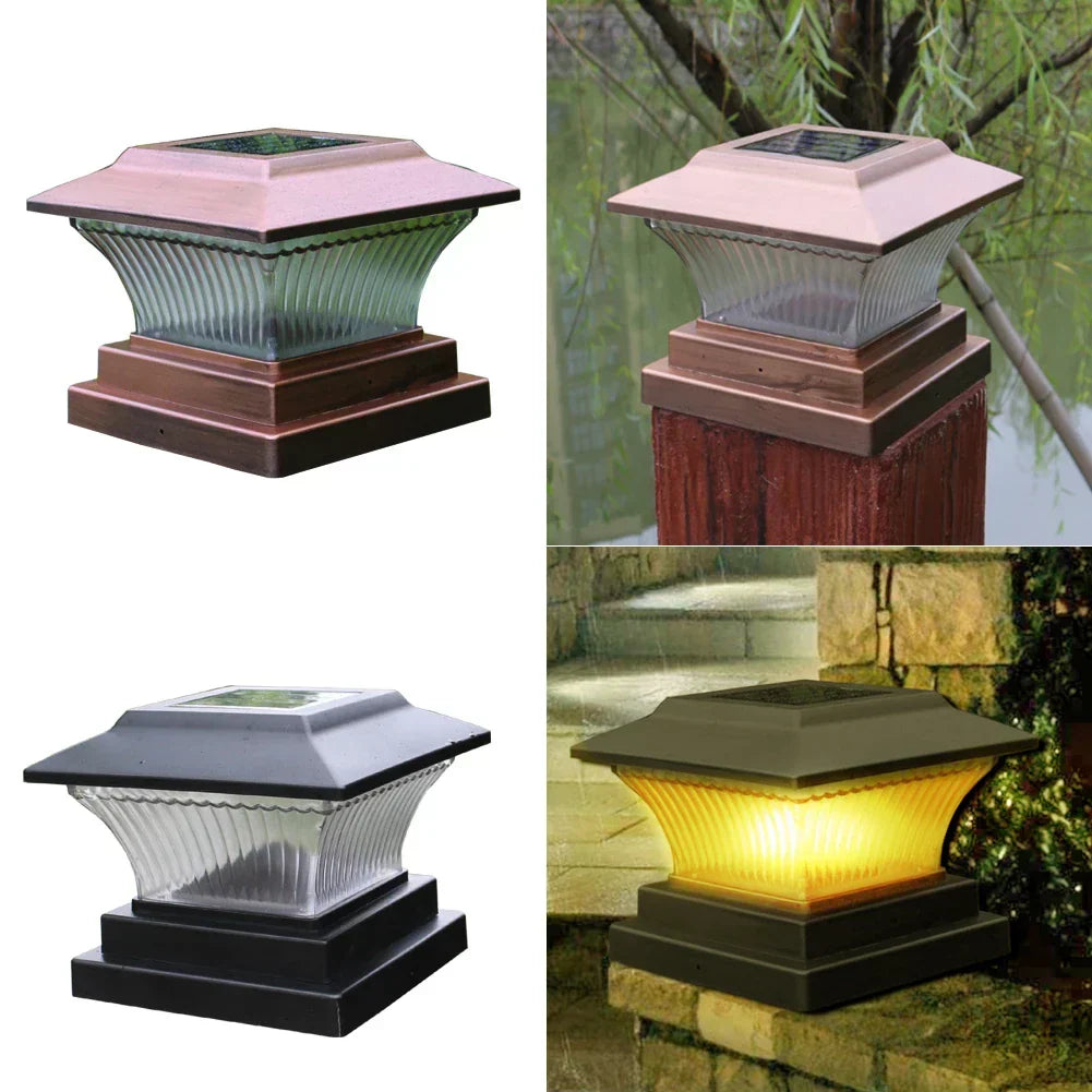 Solar LED Outdoor Lamp - LumiPillar, Energy-Efficient Lighting for Garden, Driveway or Terrace |