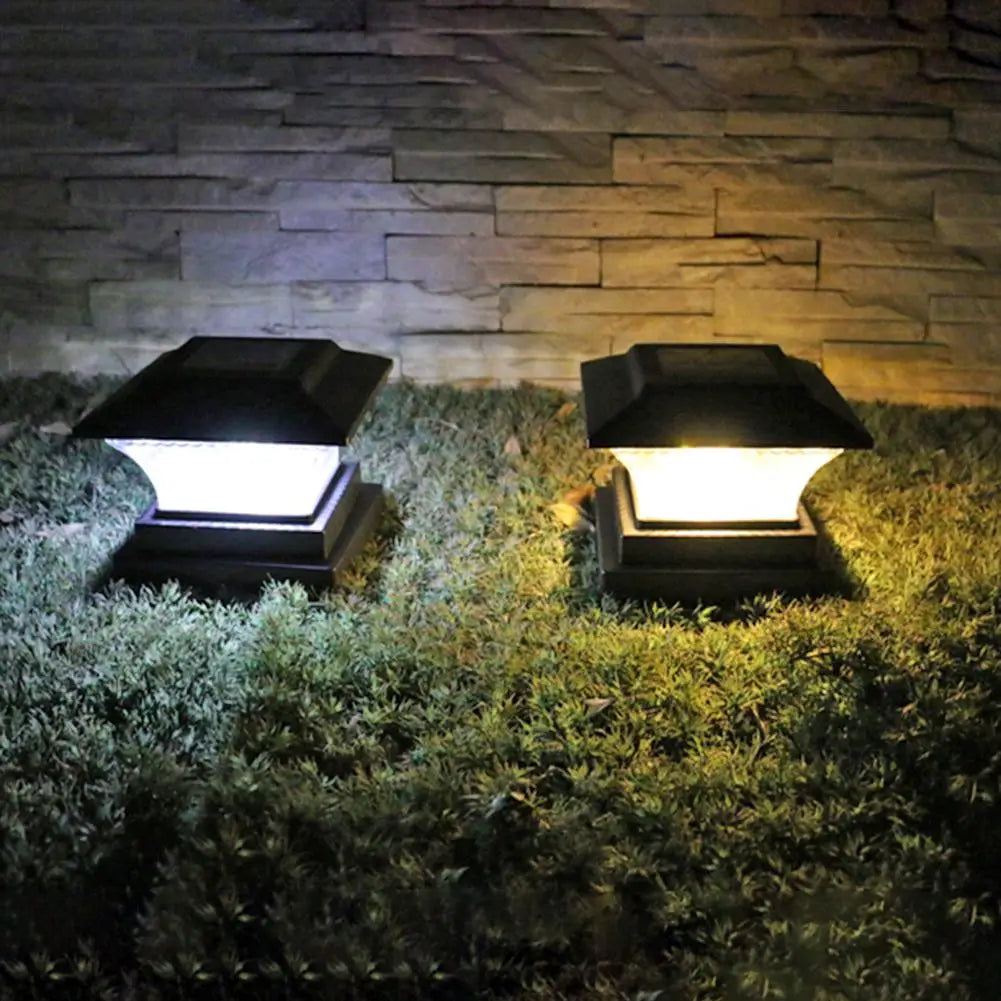 Solar LED Outdoor Lamp - LumiPillar, Energy-Efficient Lighting for Garden, Driveway or Terrace |