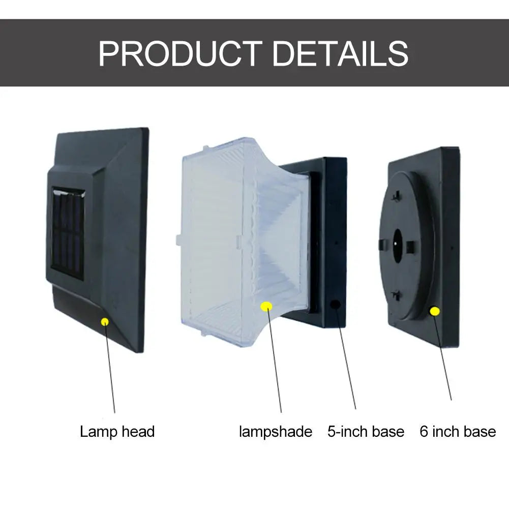 Solar LED Outdoor Lamp - LumiPillar, Energy-Efficient Lighting for Garden, Driveway or Terrace |