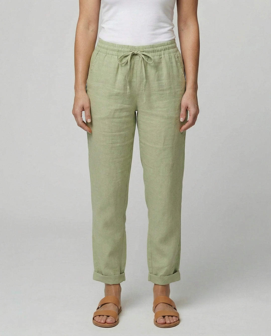 Airy women's linen pants summer