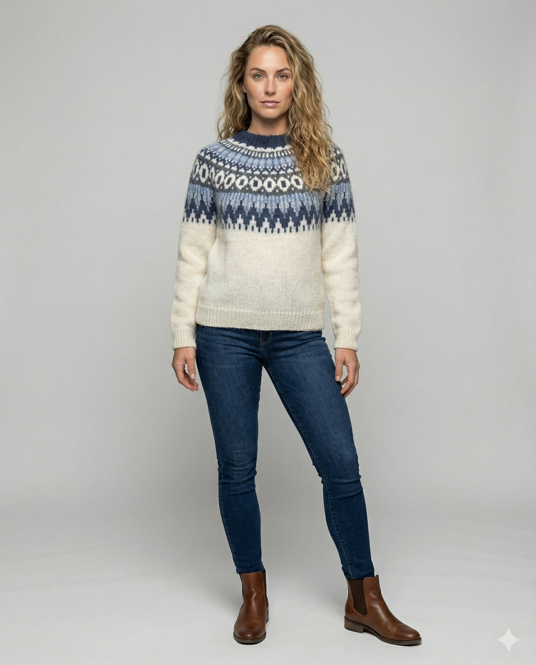 Nordic Knit Sweater Women
