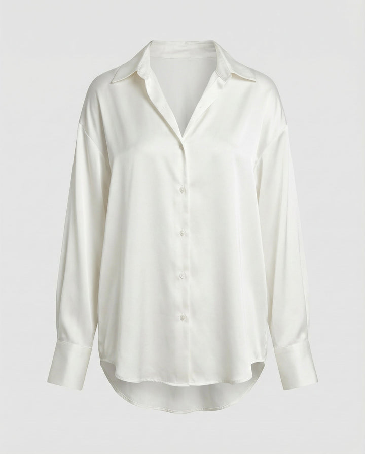 Luxurious Elegant Silk Blouse Women
