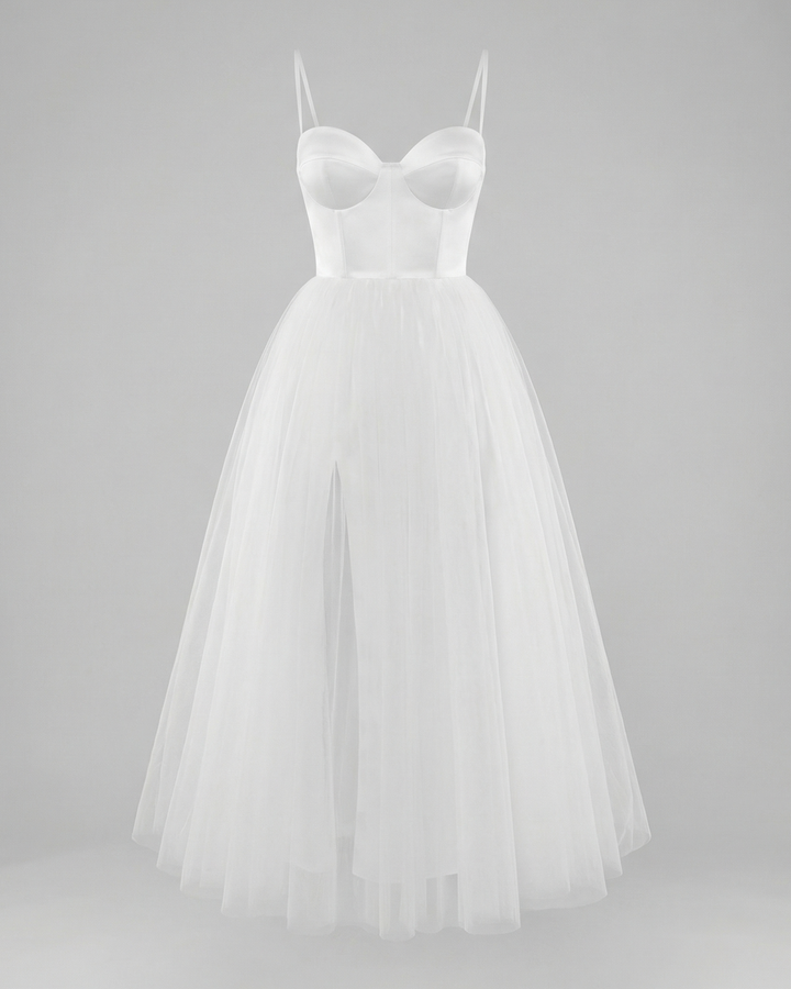 Tulle Corset Evening Dress Women