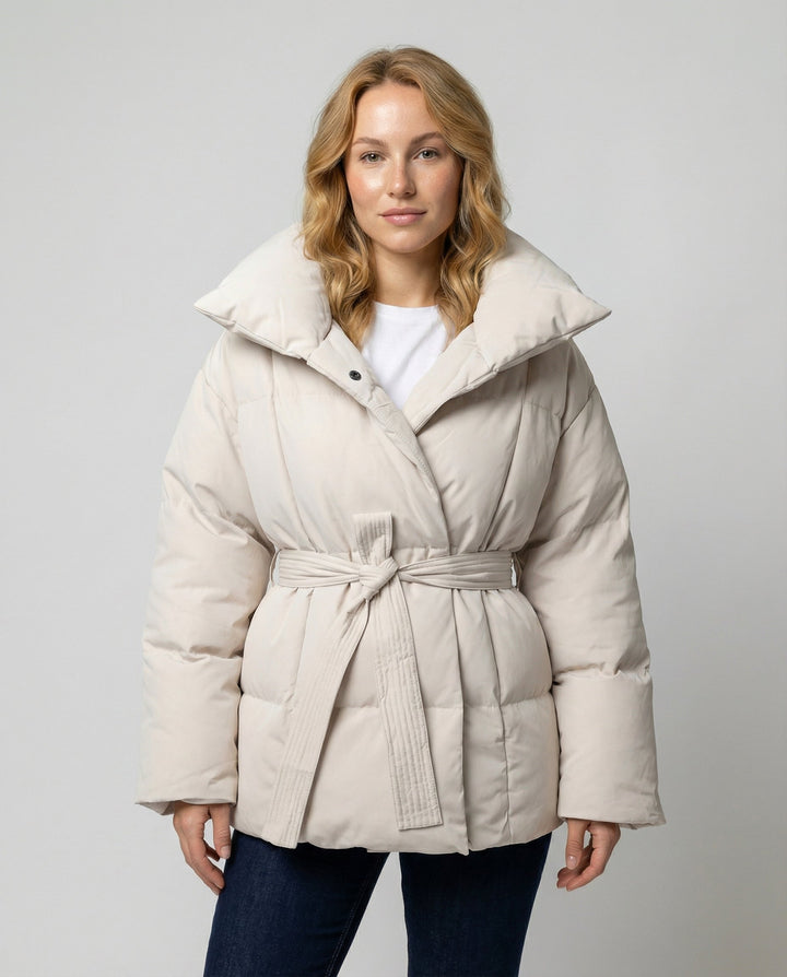 Fitted women's winter jacket