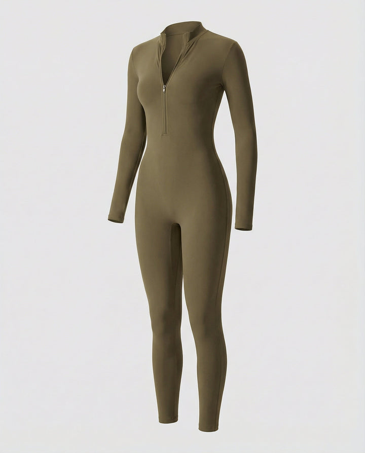 Autumn Stand Collar Women's Overall
