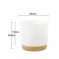 Happy Growers | Double-Layer Self-Watering Succulent Plant Pot for Home Decor