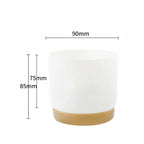 Happy Growers | Double-Layer Self-Watering Succulent Plant Pot for Home Decor