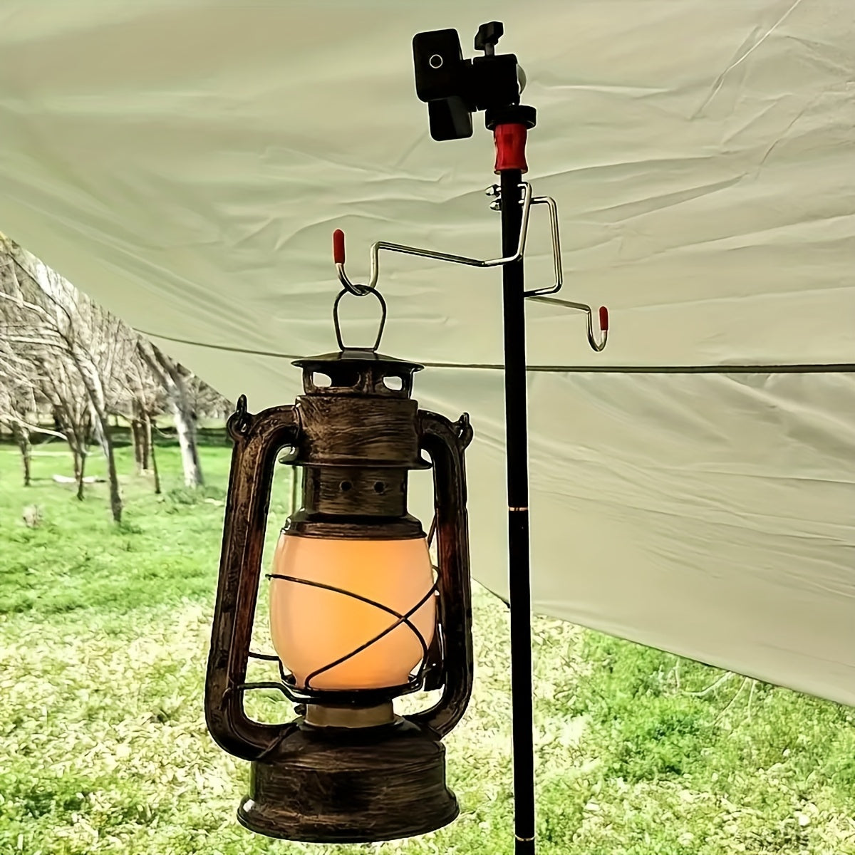 RetroGlow Lantern – Vintage LED Lantern with Flame Light Effect |