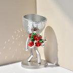 Happy Growers | Mirror Disco Walking Man Planter Pot