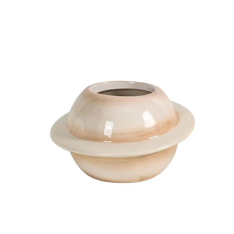 Happy Growers | Mini Planet Shape Ceramic Succulent Flower Pot