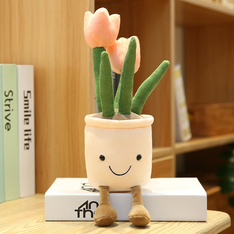 Happy Growers | Bubbly Tulip Flower Pot Plush