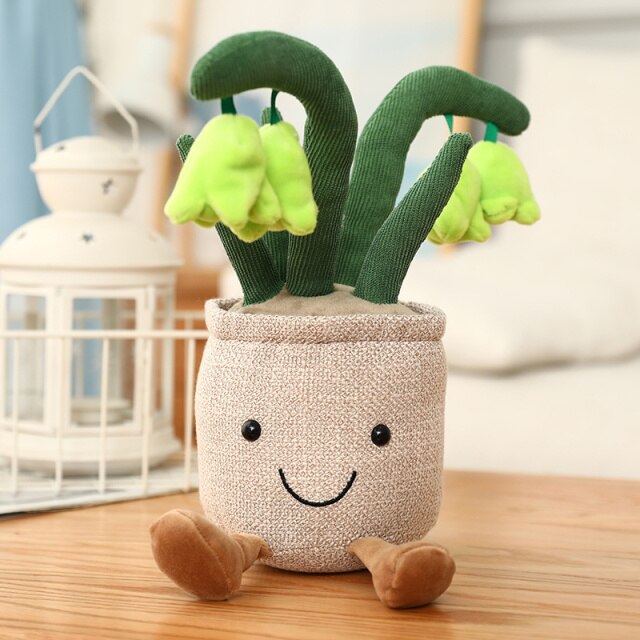 Happy Growers | Fuzzy Fella Flower Pot Plush