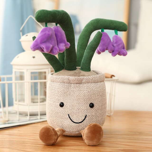 Happy Growers | Fuzzy Fella Flower Pot Plush