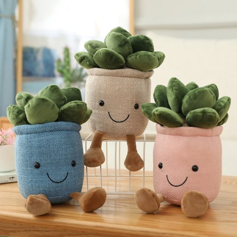 Happy Growers | Buddy Moonstones Flower Pot Plush