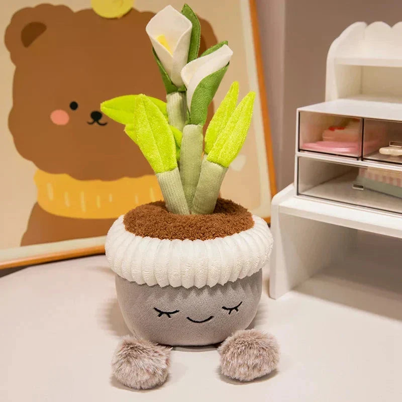 Happy Growers | Cute Cactus Flower Plant Plushie