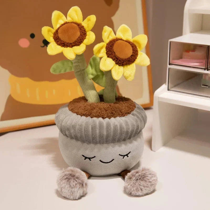 Happy Growers | Cute Cactus Flower Plant Plushie