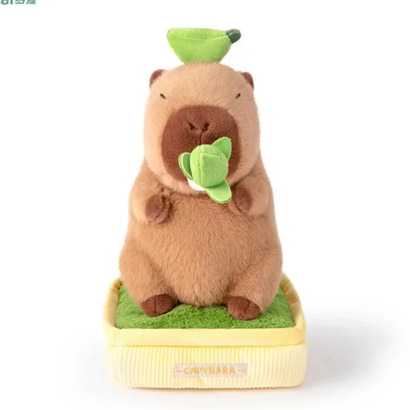 Happy Growers | Kawaii Capybara Plant Pot Plushie