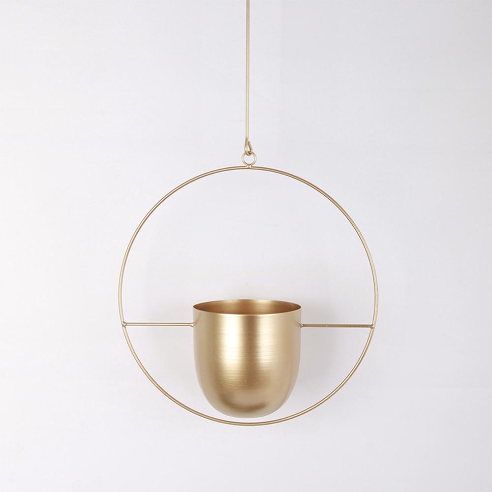 Happy Growers | FloraFrame – Elegant Metal Plant Holder for Wall or Ceiling