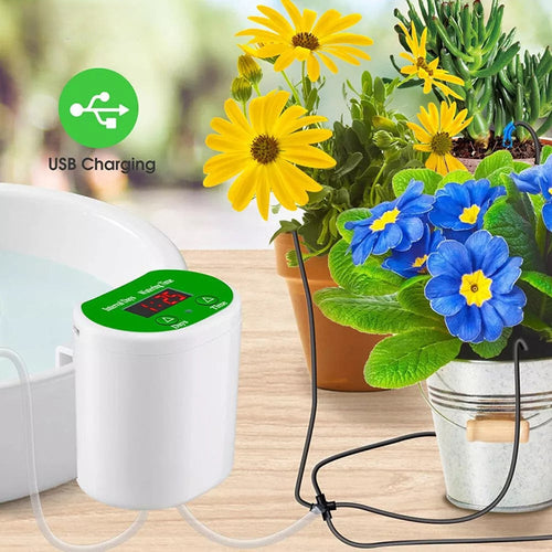 Automatic Watering System for Indoor Plants  Smart Irrigation with Pump & Timer