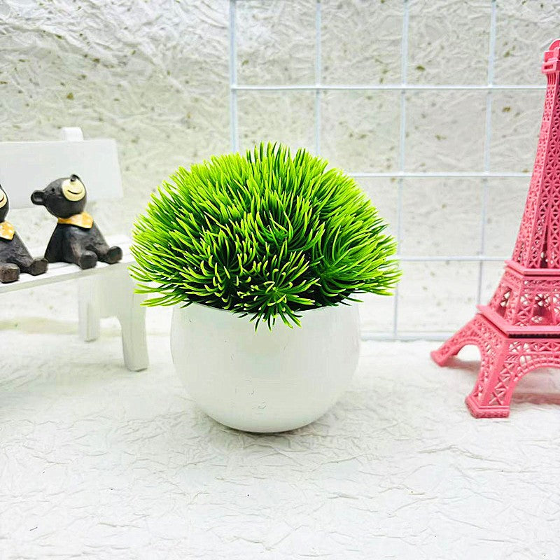 Happy Growers | Mini Half - Sphere Artificial Potted Plant