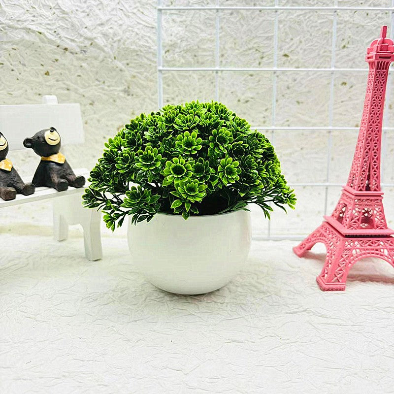 Happy Growers | Mini Half - Sphere Artificial Potted Plant