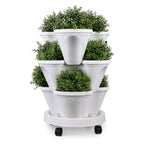 Happy Growers | Space-saving Stackable Plant Pots - StrawberryStack